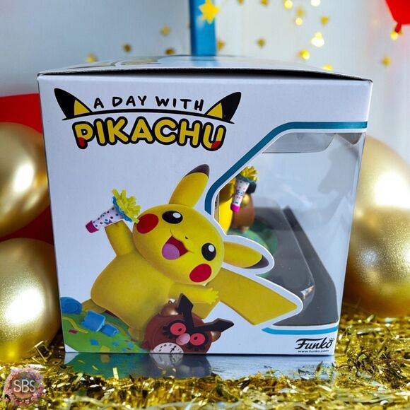 Pokemon: A Day with Pikachu - Ringing In the Fun Figure by Funko New w Protector - Picture 4 of 7